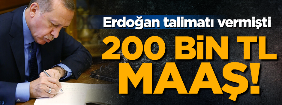 Tavan sınırı kaldırıldı! 200 bin TL'ye kadar maaş ödenebilecek
