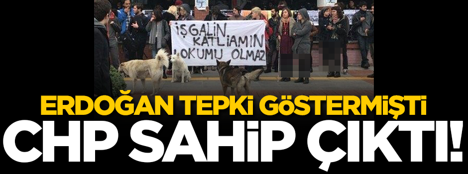 Erdoğan tepki göstermişti... CHP sahip çıktı!