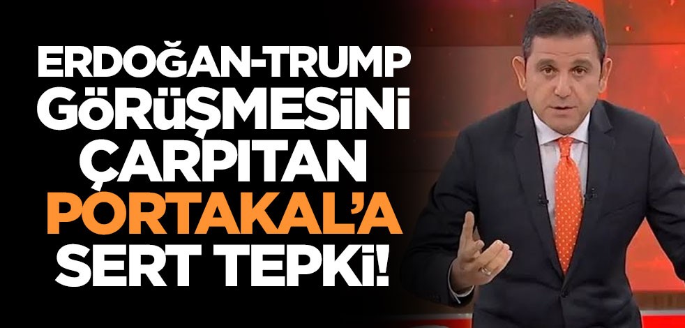 Erdoğan-Trump görüşmesini çarpıtan Fatih Portakal'a çok sert tepki!