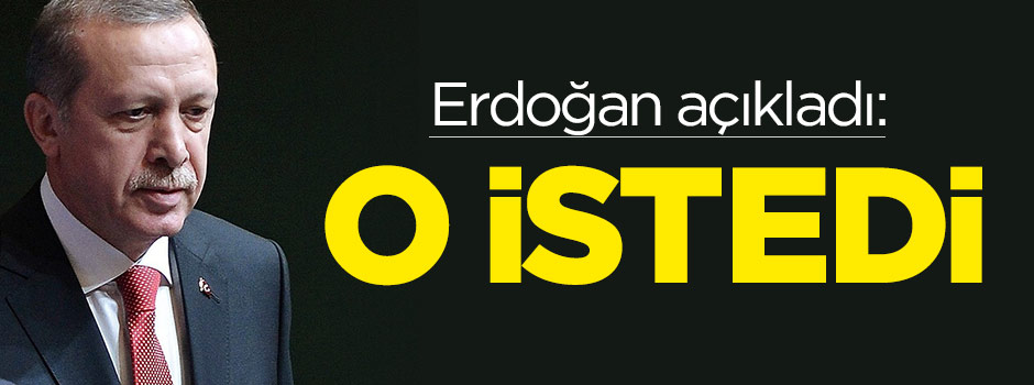 Erdoğan: Türk askerini İbadi istedi