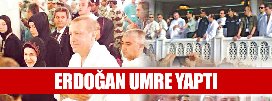 Erdoğan, umre yaptı