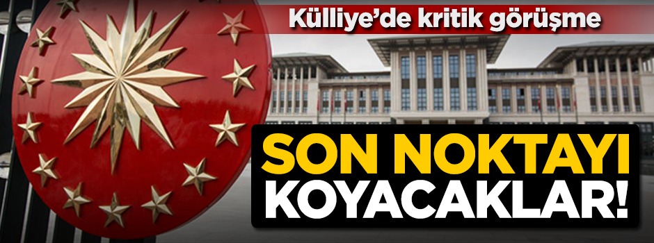 Erdoğan ve Bahçeli bugün Beştepe'de 'ittifak'ı görüşecek