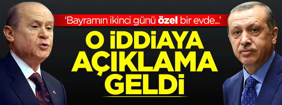 Erdoğan ve Bahçeli seçim öncesi görüştü mü?