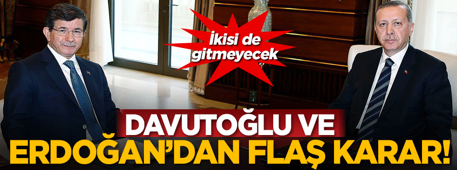 Erdoğan ve Davutoğlu'nun Konya programı iptal edildi