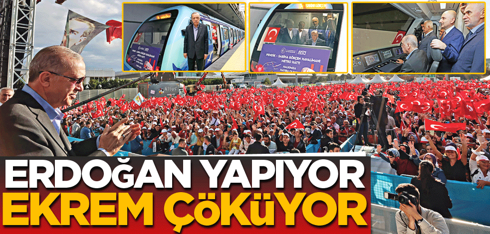 Erdoğan yapıyor Ekrem çöküyor