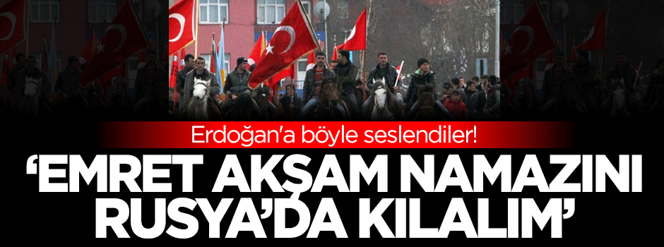 Erdoğan'a böyle seslendiler!