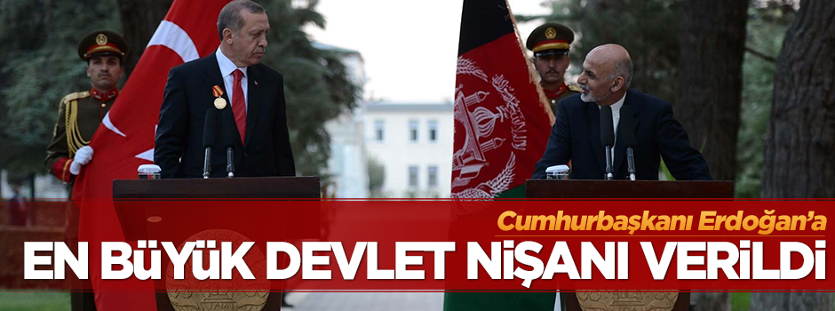 Erdoğan'a en büyük devlet nişanı