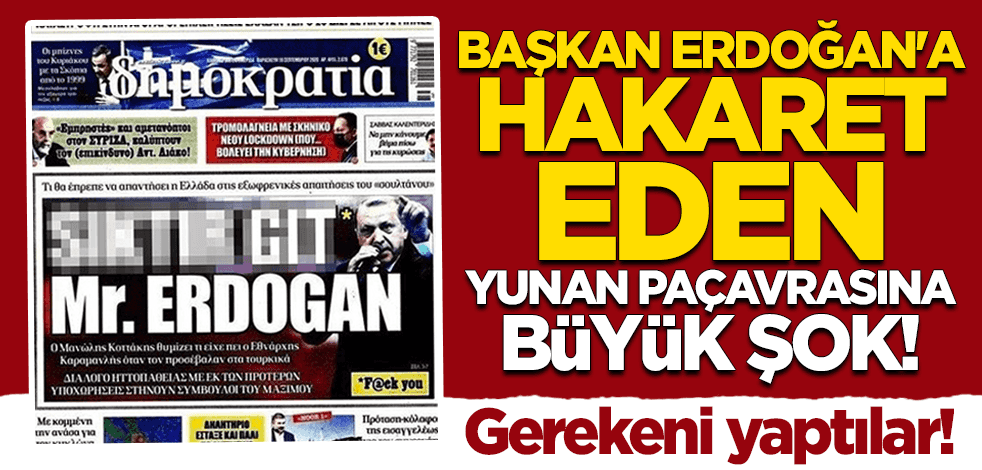 Erdoğan'a hakaret eden Yunan paçavrasına büyük şok! Türk hackerlar sitelerini patlattı