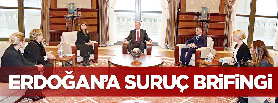 Erdoğan’a Suruç brifingi