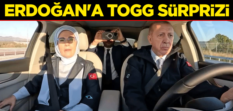Erdoğan'a Togg sürprizi