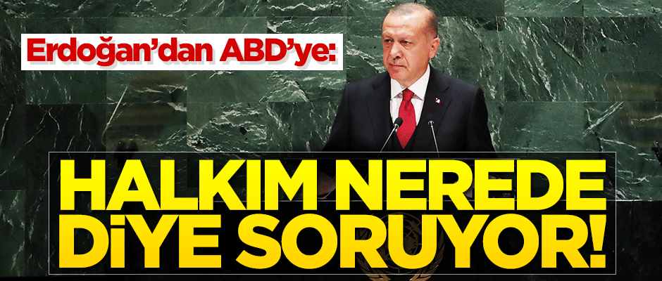 Erdoğan'dan ABD'ye F-35 mesajı! "Halkım soruyor; Nerede?"