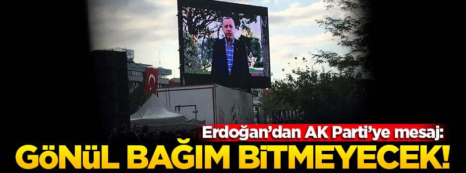 Erdoğan'dan AK Parti'ye yıldönümü mesajı