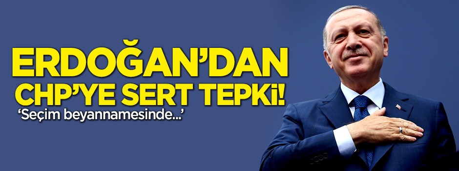 Erdoğan'dan CHP'ye 'İslam' kelimesi tepkisi!