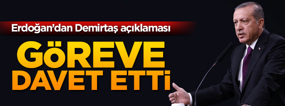 Erdoğan'dan Demirtaş açıklaması: Savcılar üzerine düşeni yapmalı!