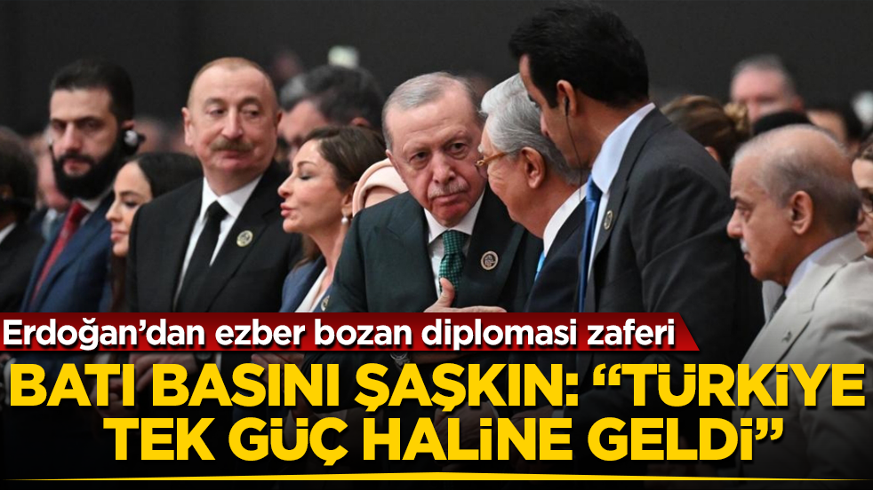 Erdoğan’dan ezber bozan diplomasi zaferi! Batı basını şaşkın: “Türkiye tek güç haline geldi”