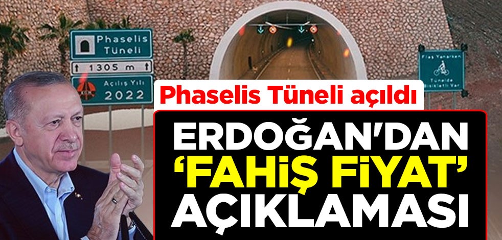 Erdoğan'dan "fahiş fiyat" açıklaması