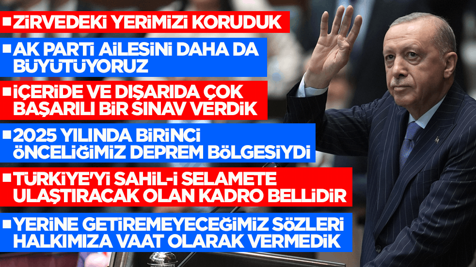 Cumhurbaşkanı Erdoğan’dan 2026 mesajı: Ülkemiz için reform yılı olacak