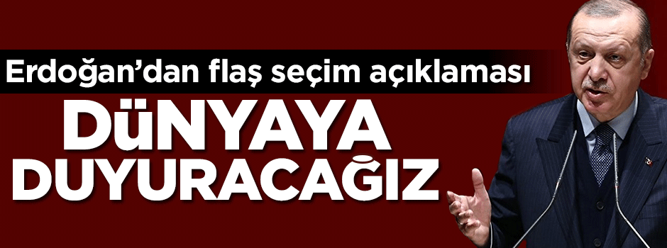 Erdoğan'dan flaş ittifak açıklaması