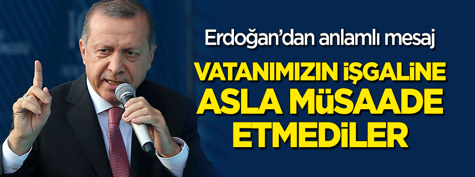 Erdoğan'dan gençlere anlamlı '15 Temmuz' mesajı