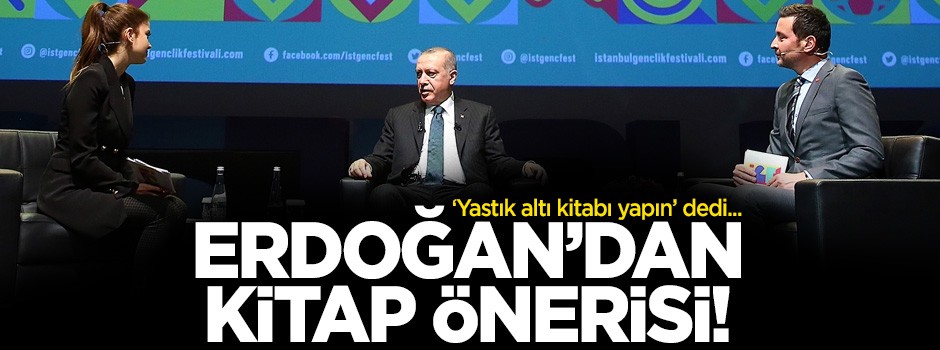 Erdoğan'dan gençlere kitap önerisi!