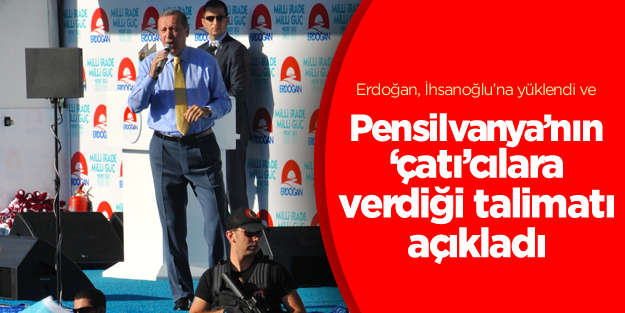 Erdoğan'dan İhsanoğlu'na: Gazze'ye sırtımızı dönecek değiliz