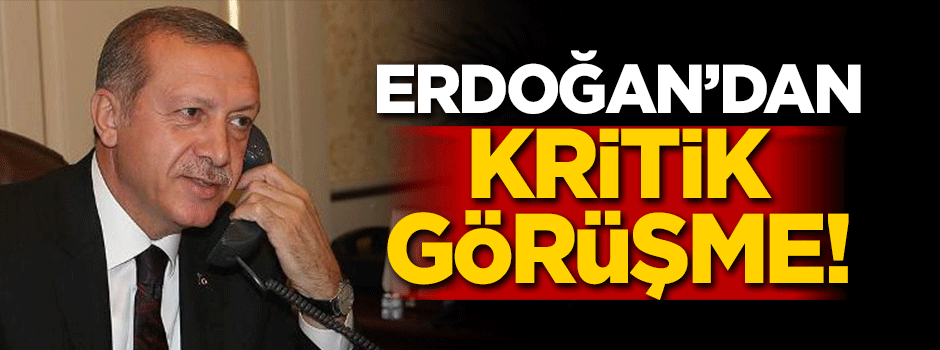 Erdoğan Katar emiri Al Sani ile telefonda görüştü