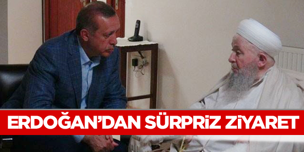 Erdoğan'dan Mahmud Efendi'ye sürpriz ziyaret