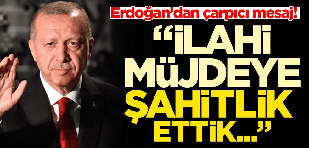 Erdoğan'dan MAS-ICNA Kongresine çarpıcı mesaj! "Bu ilahi müjdeye şahitlik ettik..."