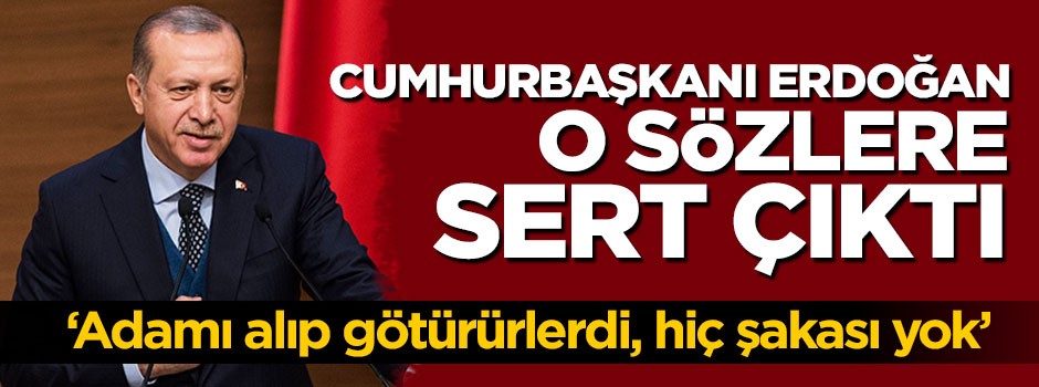 Erdoğan, Mimarlar Odası'na tepki gösterdi: Ne yaparsan yap durduramazsın