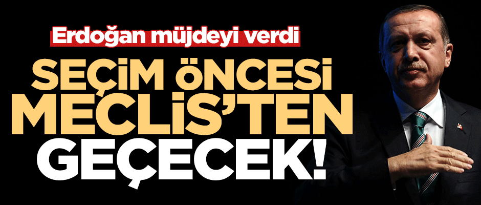 Erdoğan'dan müjde! Yeni askerlik sistemi seçim öncesi Meclis'e gelecek