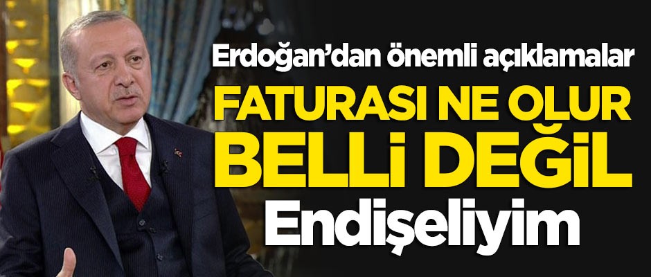 Erdoğan'dan önemli açıklamalar!