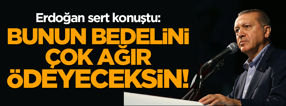 Erdoğan'dan paralel yapıya sert sözler