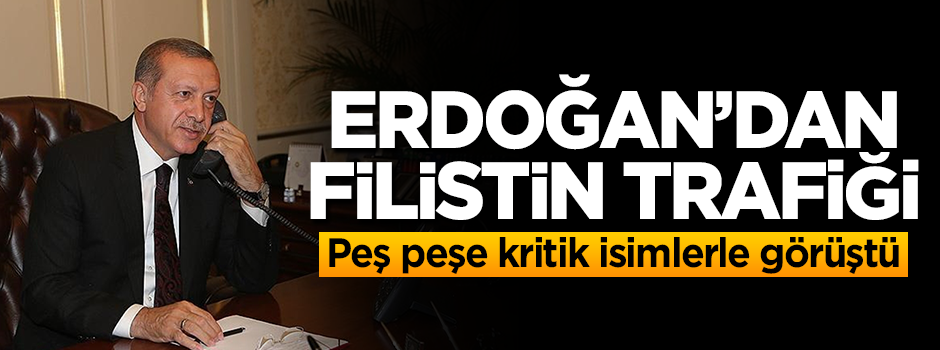Erdoğan'dan peş peşe kritik görüşmeler!