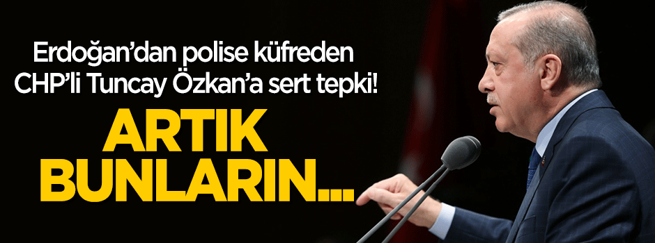 Erdoğan'dan polise 'it' diyen CHP'li Özkan'a sert tepki!