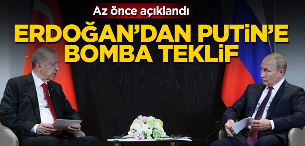 Erdoğan'dan Putin'e bomba teklif! Az önce açıklandı