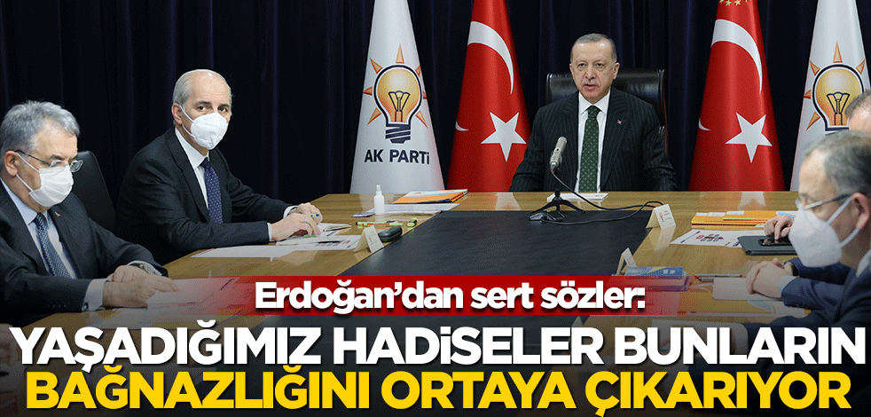 Erdoğan'dan sert sözler: Yaşadığımız hadiseler bunların bağnazlığını ortaya çıkarıyor