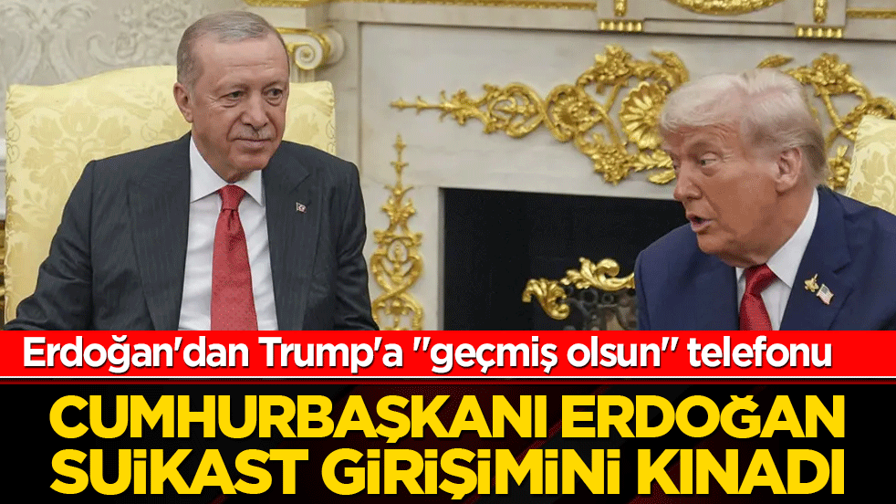 Erdoğan'dan Trump'a 
