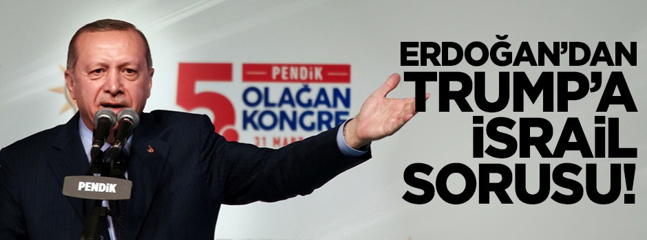 Erdoğan'dan Trump'a İsrail sorusu: Müdahale etmeyecek misiniz?