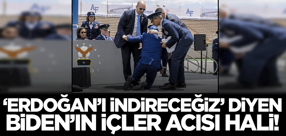 "Erdoğan'ı indireceğiz' diyen Biden'ın içler acısı hali gündem oldu!