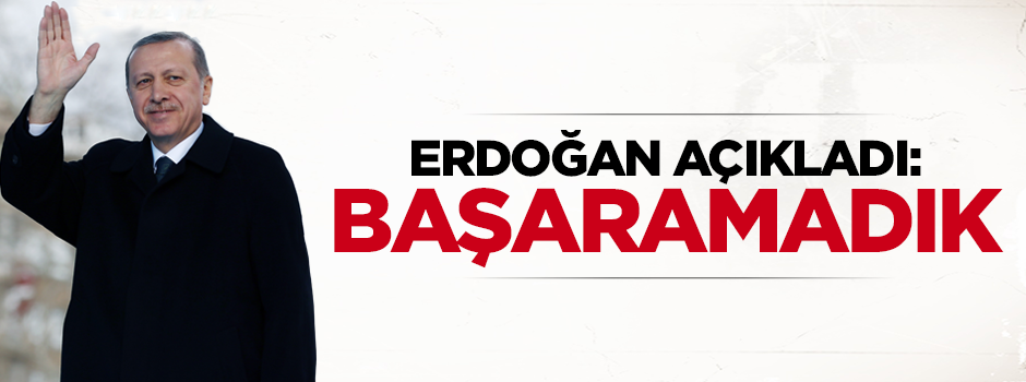 Erdoğan'ın başaramadığı o konu!