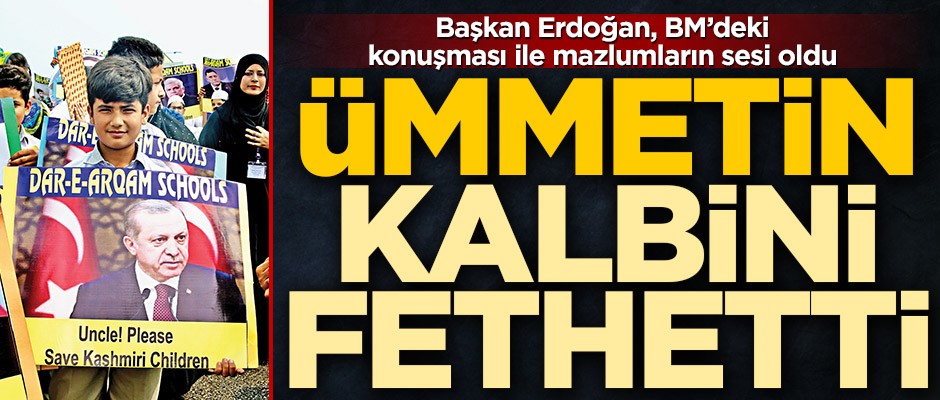 Erdoğan’ın BM’deki Filistin çıkışı! Ümmetin kalbini fethetti