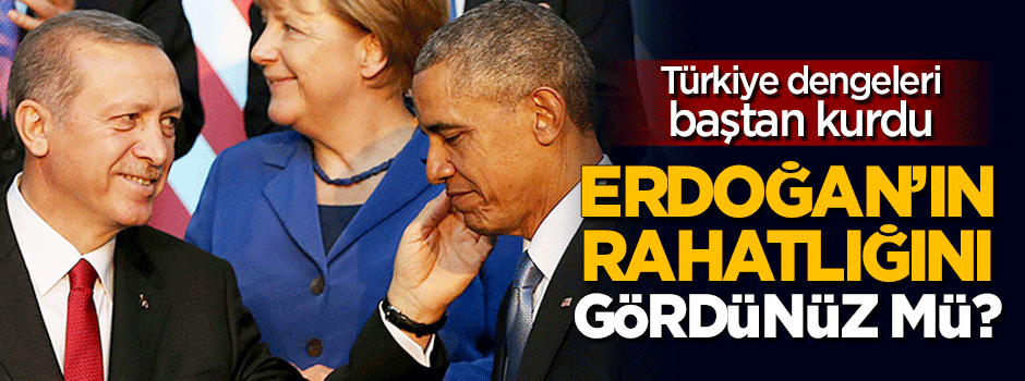 Erdoğan'ın BM'deki rahatlığını gördünüz mü?