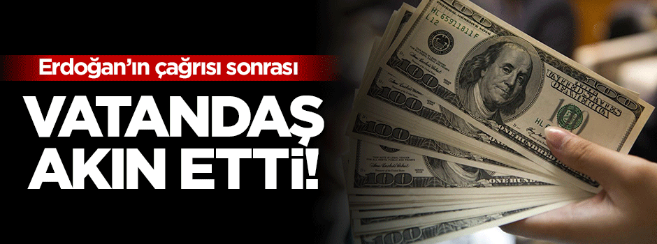 Erdoğan'ın çağrısı sonrası İstanbullular akın etti!