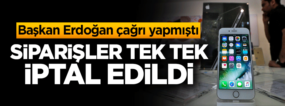 Erdoğan'ın çağrısı sonrası tek tek iptal ettiler!
