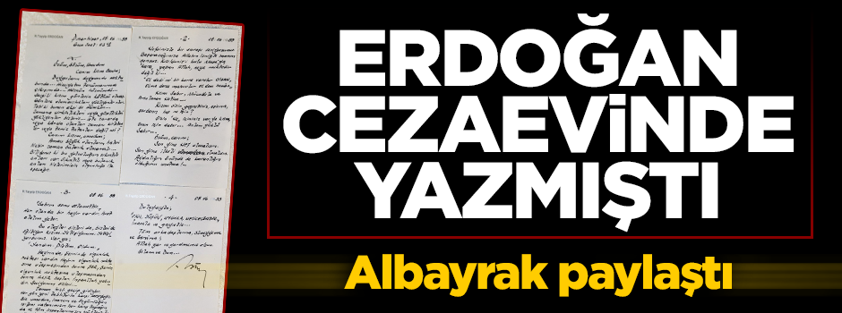 Erdoğan'ın cezaevinde yazmıştı! Kızı Esra Albayrak paylaştı