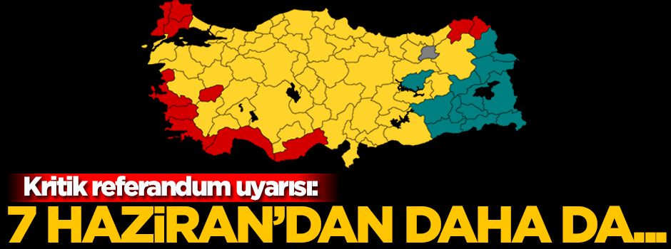 Erdoğan'ın danışmanından kritik referandum uyarısı!
