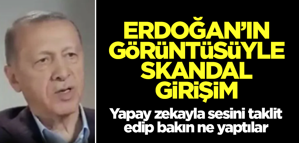 Erdoğan'ın görüntüsüyle skandal girişim! Vatandaşlar uyarıldı