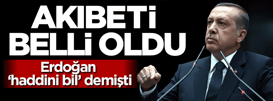 Erdoğan'ın 'haddini bil' dediği kaymakam için karar verildi
