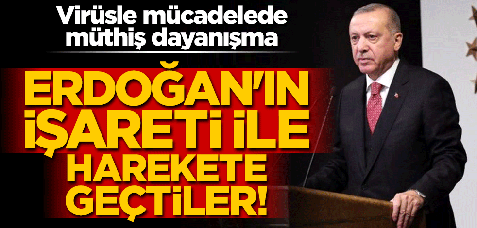 Cumhurbaşkanı Erdoğan'ın işareti ile 25 ajans harekete geçti!