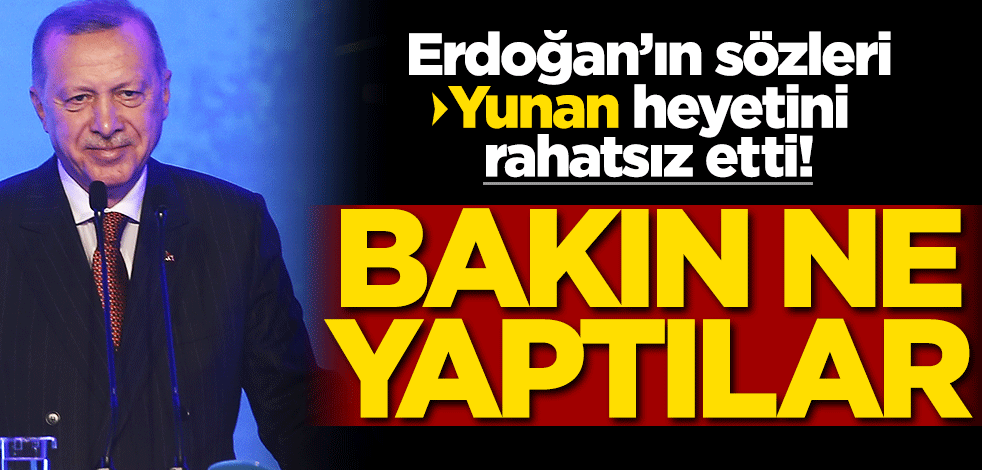 Erdoğan'ın konuşmasından rahatsız olan Yunan heyeti TANAP törenini terketti